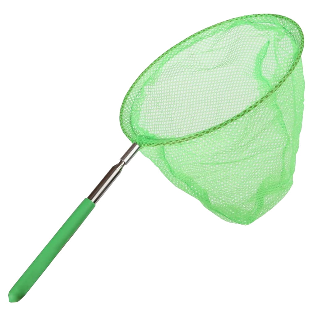 THT 1 Filet Papillon Télescopique Avec 1 Seau Pliable Pour Enfants, Filet De Pêche, Filet De Bassin Extensible, Attrape Les Insectes, Petits Poissons