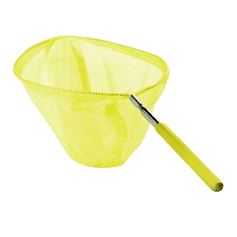 Expandable Children's Telescopic Butterfly Net Toy Catching Mesh - Yellow