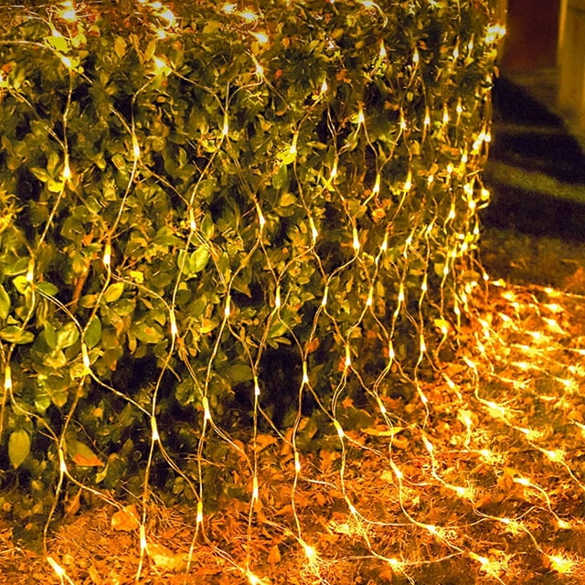 Expandable Christmas Net Lights Outdoor 10ft x 6.5ft 200 Led Mesh Fairy