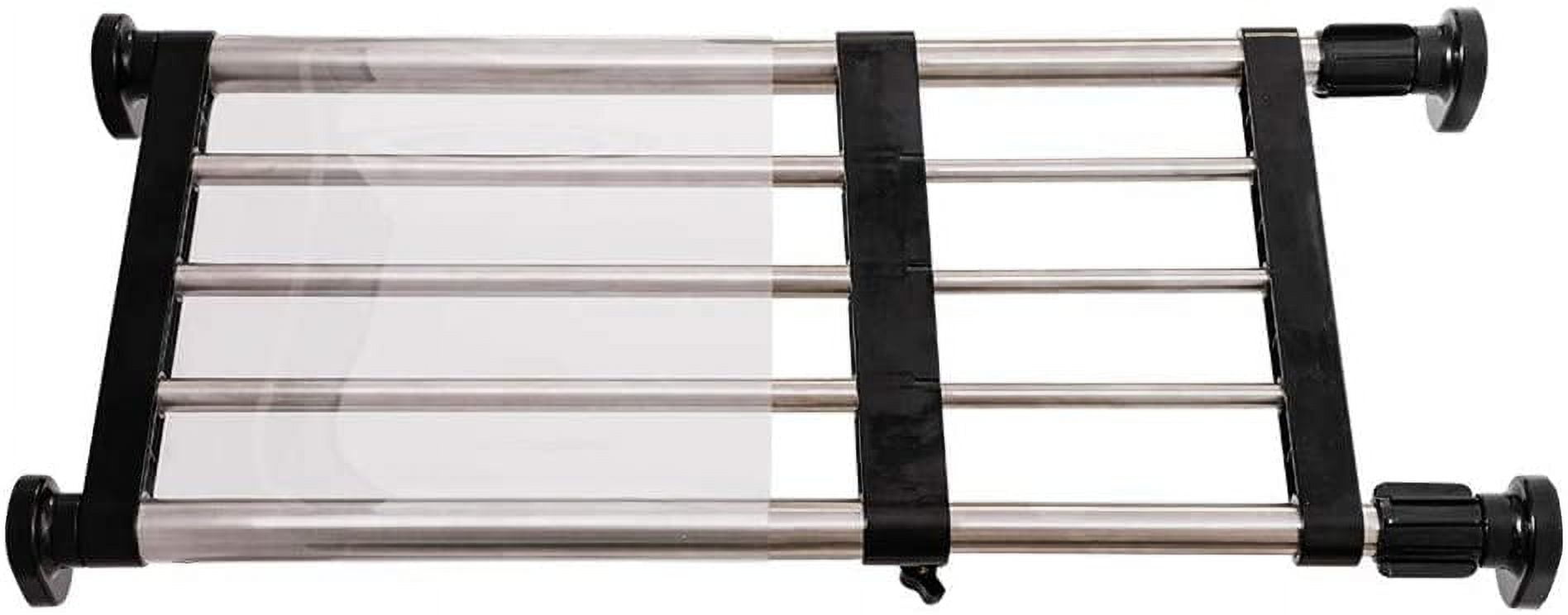 Geetery 4-Pack Closet Tension Shelves – Adjustable Expandable Shelf Dividers, 19.7"-31.5" X 9.45", No-Tool Installation For Wardrobe, Cabinet & Kitchen Organizing - View #5