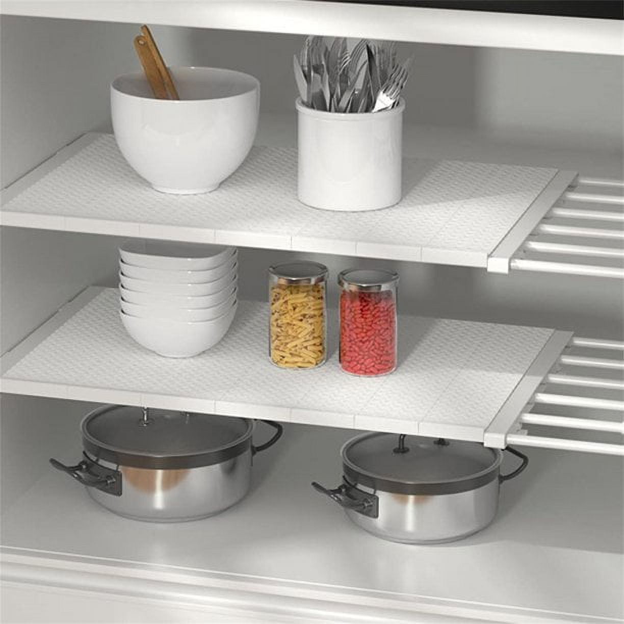 Expandable Closet Tension Shelf Storage Rack Adjustable Storage Rack