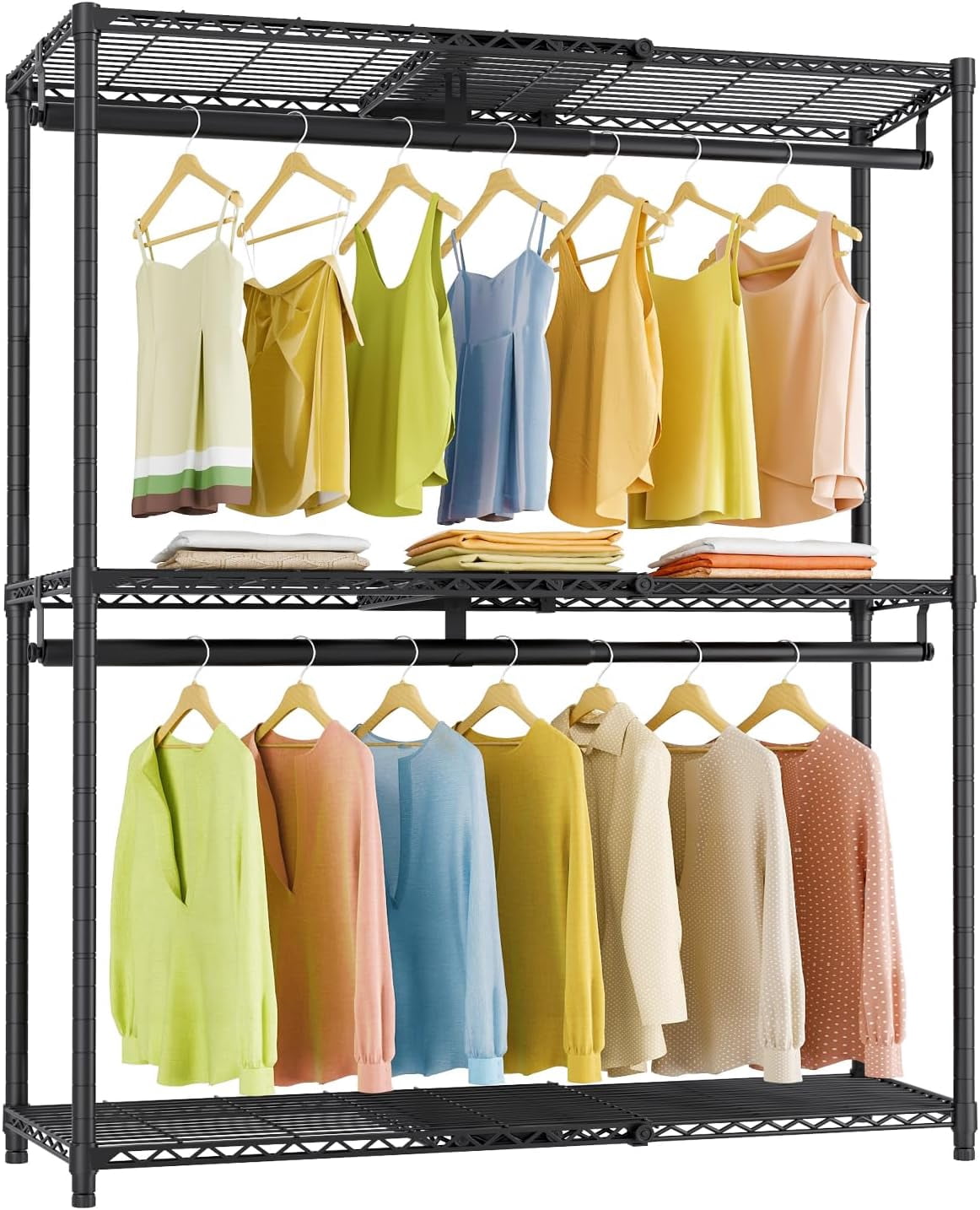 Expandable Clothes Rack Heavy Duty Adjustable from 2' to 3'5