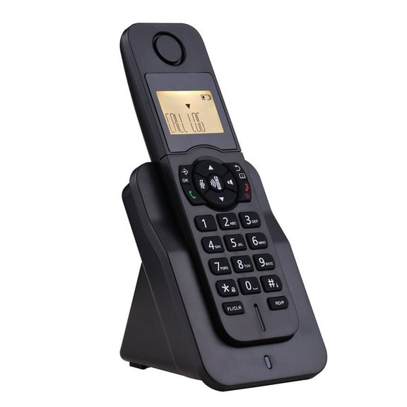 Expandable Cordless Phone Telephone with LCD Display Caller ID 50 Phone Book Memories Hands-free Calls Conference Call 16 Languages Support 5 Handsets Connection for Office Business Home Family