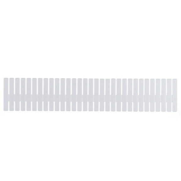 Expandable Der Divider, 14.6 Inch Adjustable Partition Board, Plastic Der Organizer, DIY Separator for Makeup, Socks, Stationery White Board Set