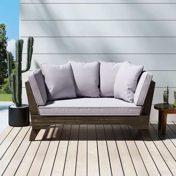 Expandable Design, Cross-Back Strapping - Transforming Outdoor Seating