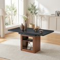 thumbnail image 1 of Expandable Dining Table with Storage - Rectangular Kitchen Table for 4-8 People, 1 of 10