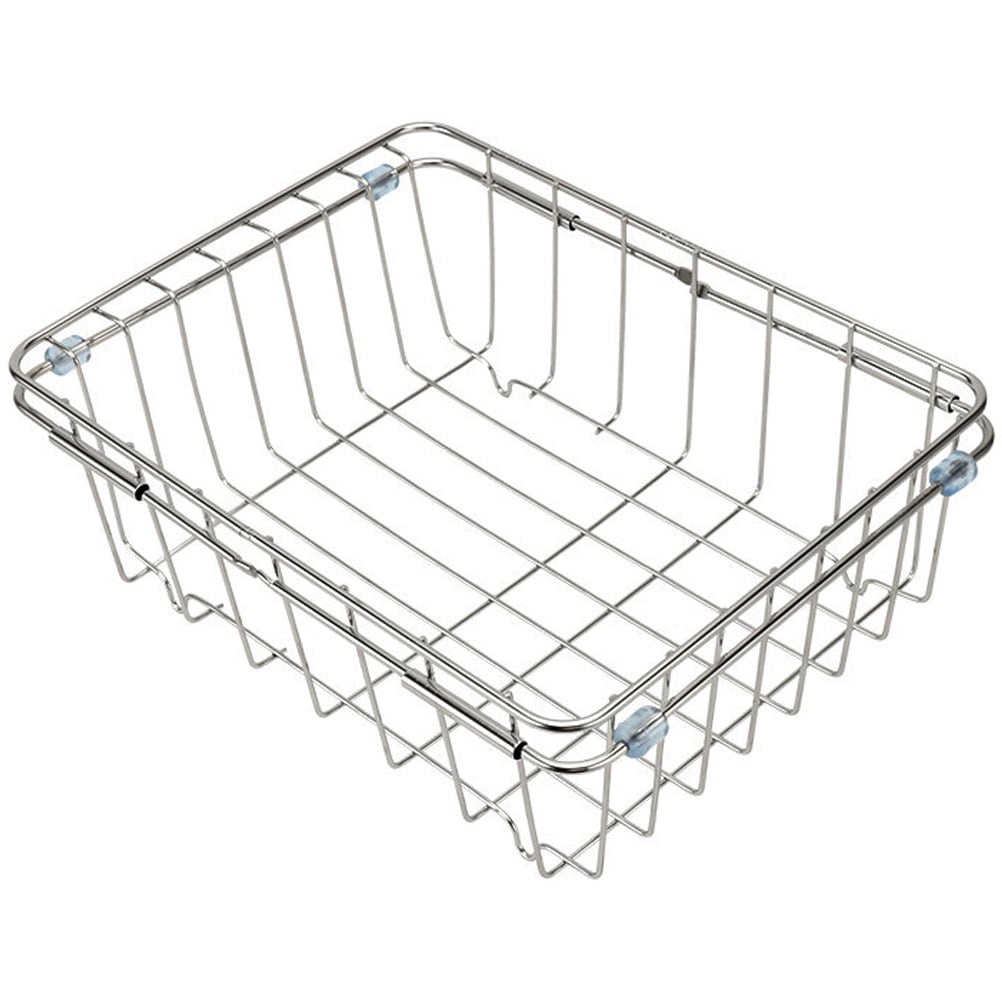 Expandable Dish Drying Rack Kitchen Stainless Steel Sink Dish Rack Over ...