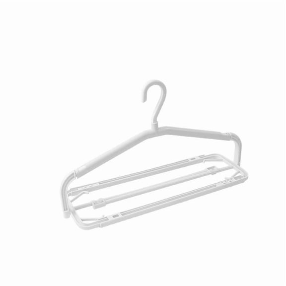 Expandable Drying Rack for Bed Sheets & Towels, Adjustable 15.7-25.6 Inch Laundry Drying Rack with Windproof Clips, Foldable Clothes Hangers Garment Rack for Indoor/Outdoor