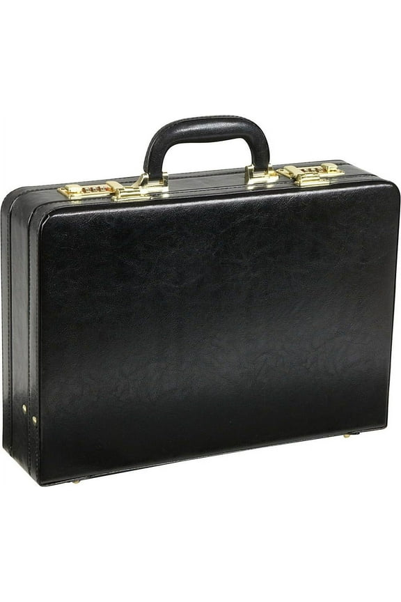 Expandable Executive Faux Leather Attache Case