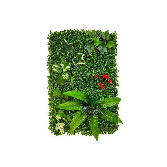 Expandable Faux Hedge Fence Panel, Artificial Leaf Privacy Screen, Retractable Green Plants Barrier for Balcony Patio Outdoor Yard Wall Home Decor