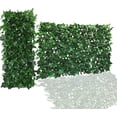 thumbnail image 1 of Expandable Faux Ivy Fence,Artificial Privacy Screen Decor for Outdoor Wall, Balcony and Patio, Single Sided Leaves (2, Green-Ivy), 1 of 6