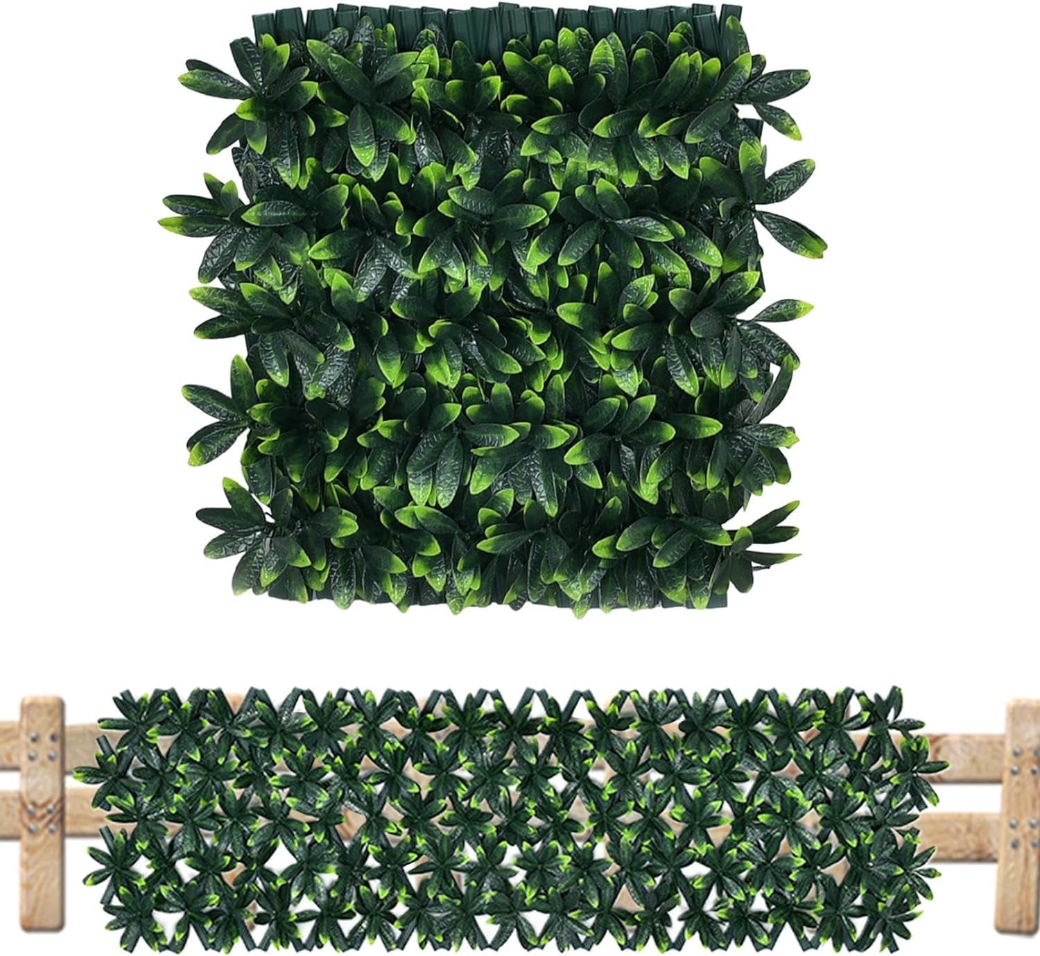 Expandable Fence Privacy Screen, Decorative Faux Ivy Fencing Panel
