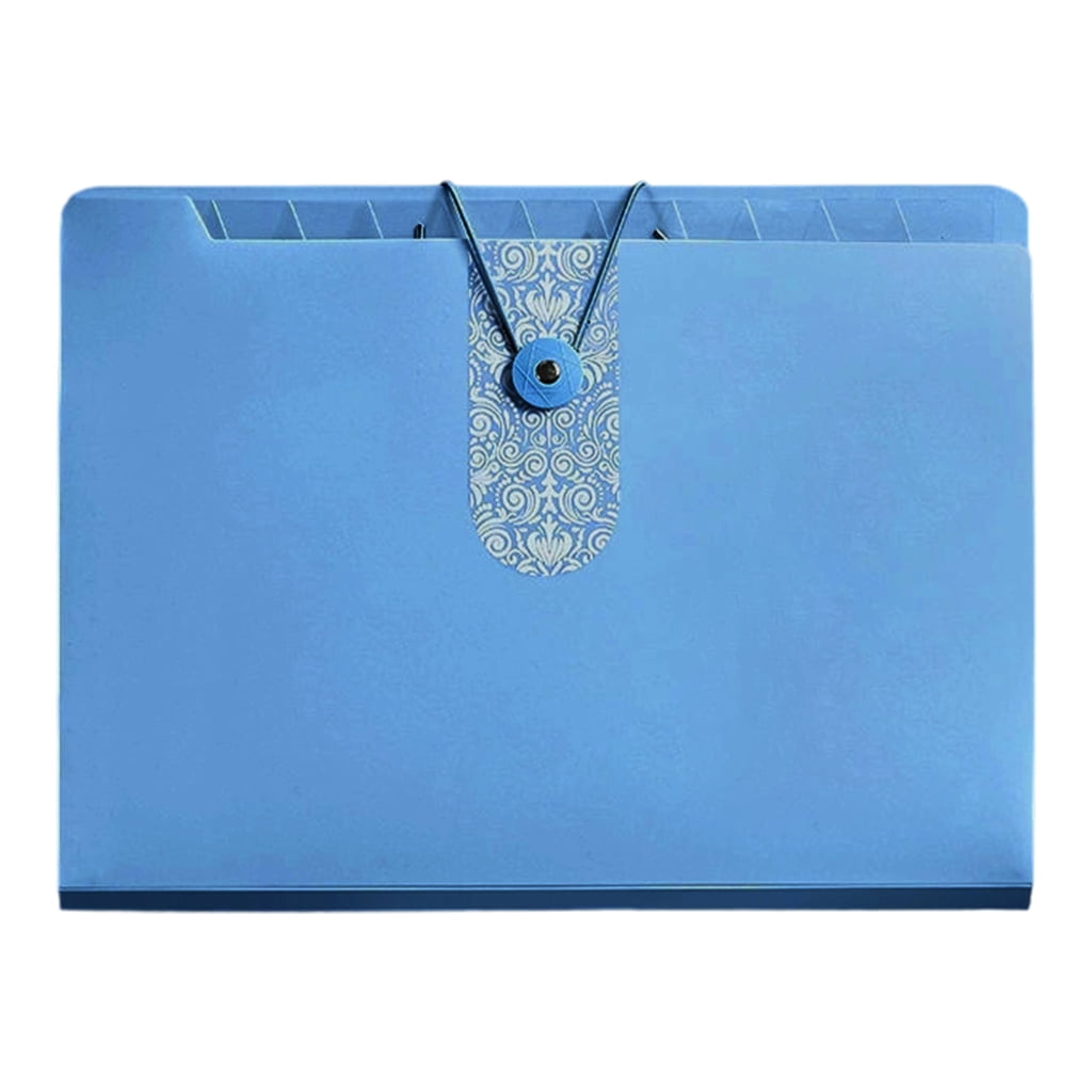 Expandable File Folder 12 Pockets Expanding Document Organiser Sorting ...