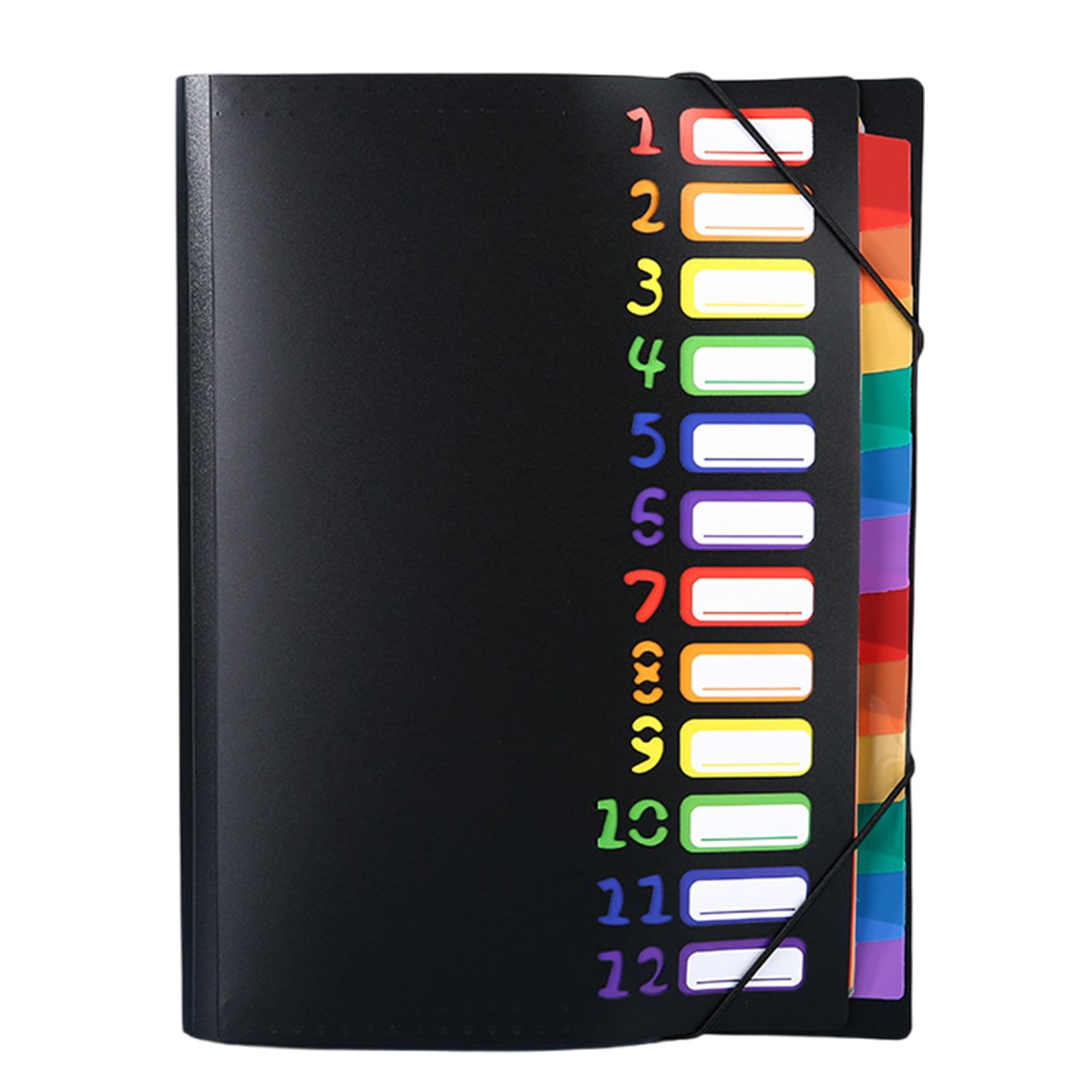 Expandable File Folder 12 Pockets Expanding Document Organiser Sorting ...