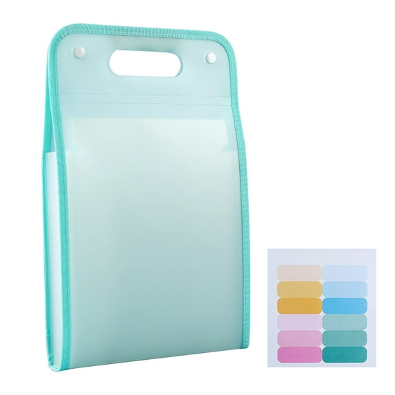 Expandable File Folder 13 Pockets Water-Resistant Document Organizer with Handle for Letter A4 Paper Office School Travel