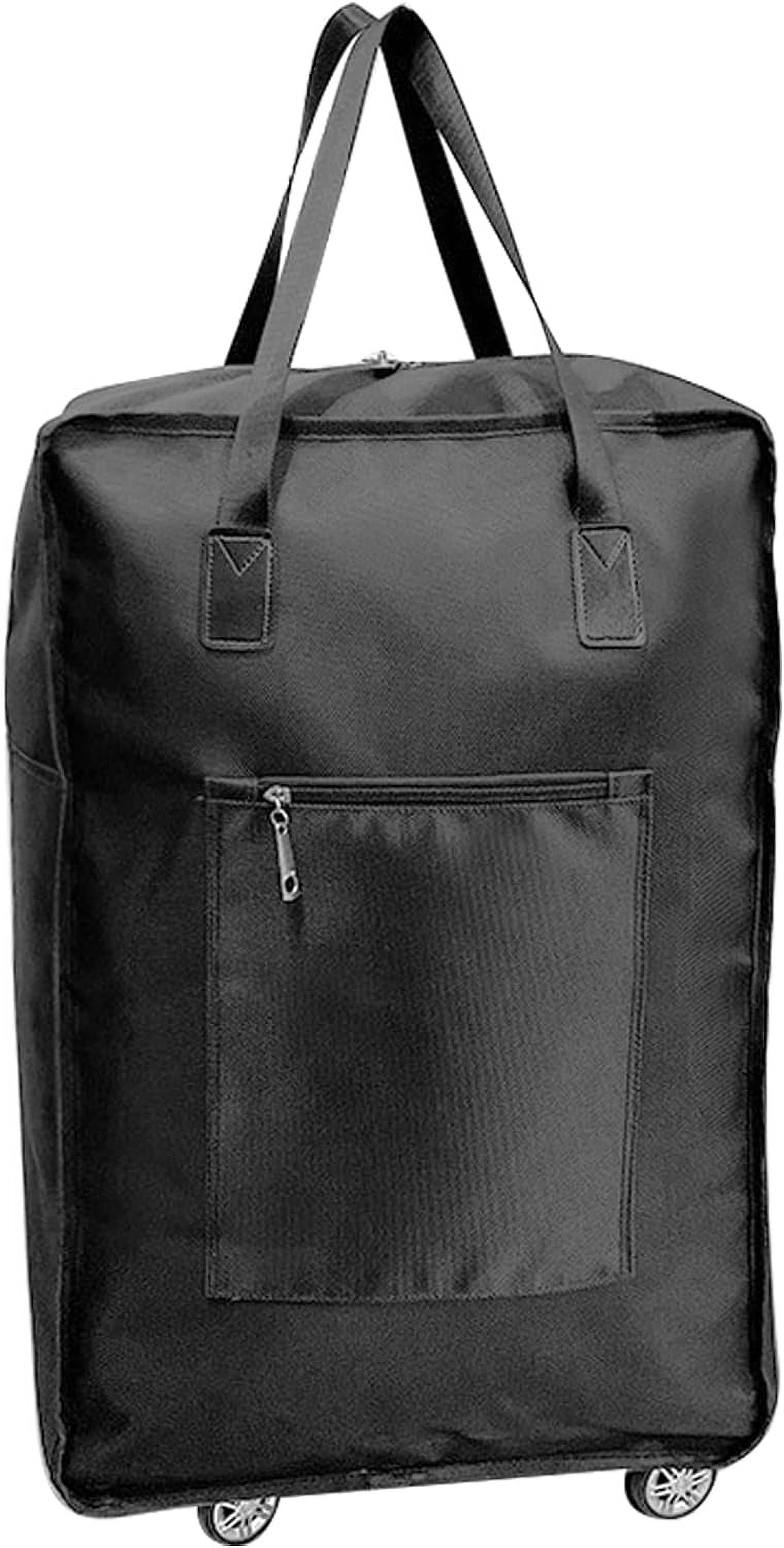 Expandable Foldable Duffel Bag with Wheels Rolling Duffle Bag Luggage Bag Carry on Bag