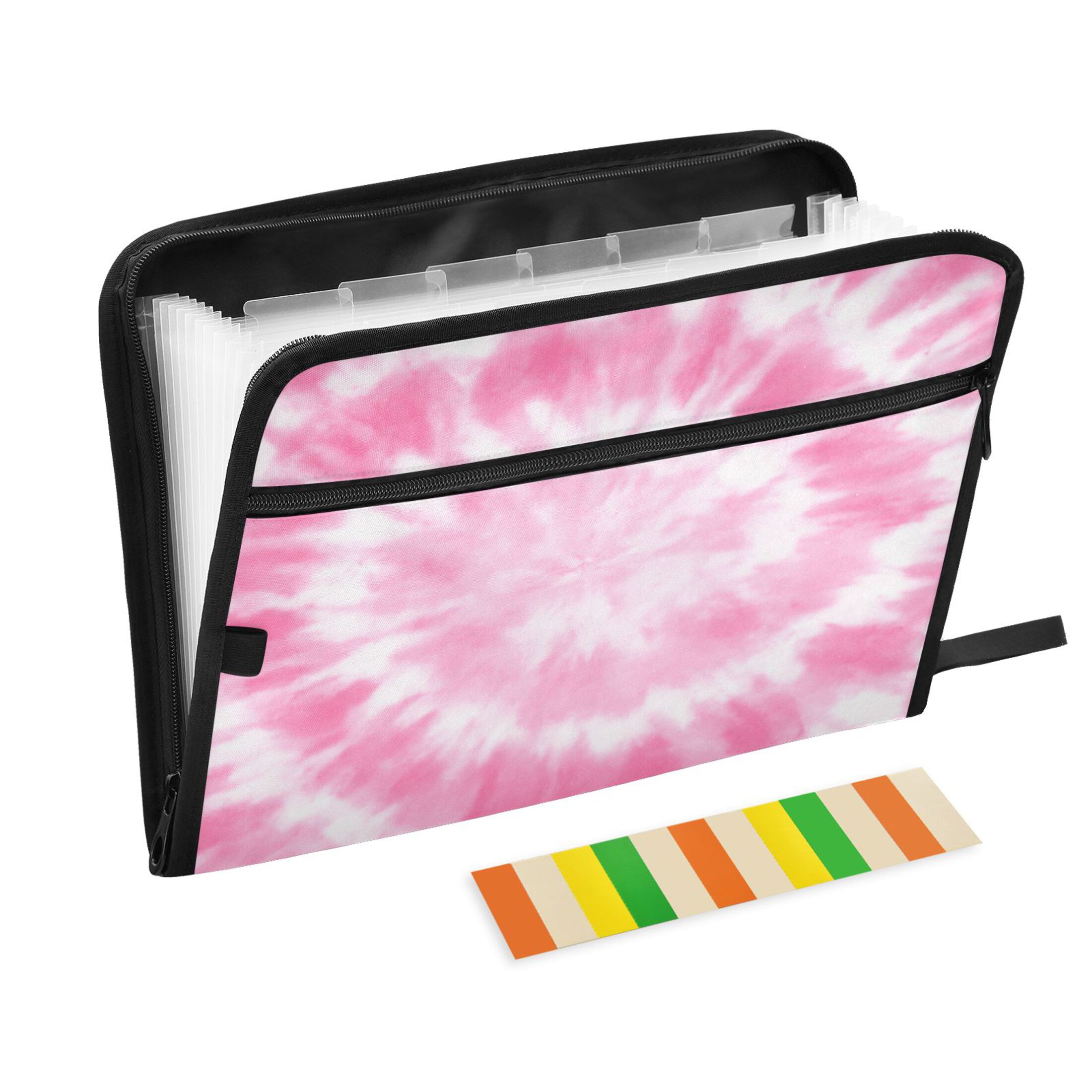 Expandable Folder with Colored Tabs, Desktop Folding Folder for ...