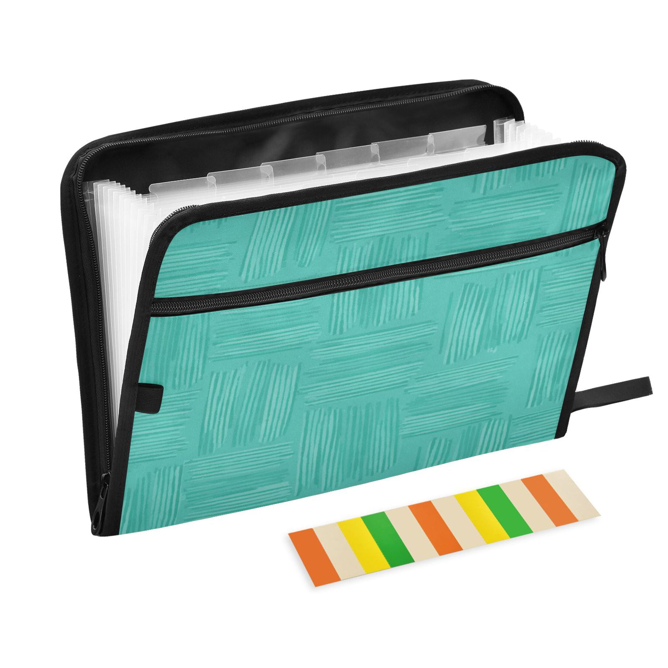 Expandable Folder with Colored Tabs, Desktop Folding Folder for ...