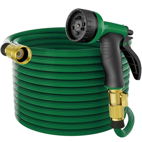Expandable Garden Hose 100ft Light Duty Flexible Water Hoses Green