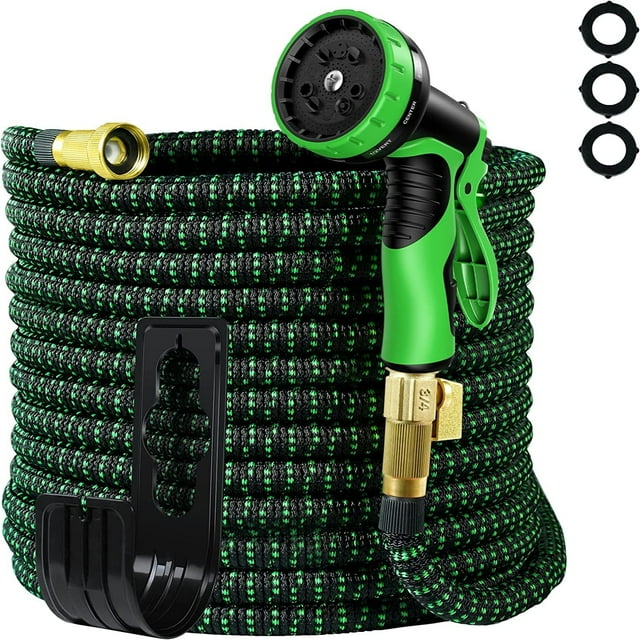 Expandable Garden Hose 100ft Lightweight Flexible Water Hoses for