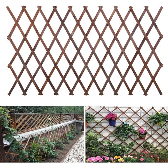 Expandable Garden Trellis 38 X 89 Large Wooden Lattice Fence Wall Panel Lattice Trellis For Climbing Plants Outdoor Ivy Vine Rose Clematis For Garden Patio Room Decor 1