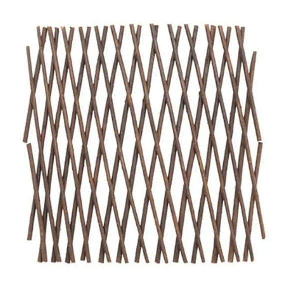 Expandable Garden Trellis Plant Support Willow Lattice Fence Panel For Climbing Plants Vine Ivy Rose Cucumbers Clematis,Garden Trellis,Lattice Panels For Outside17.7*9.8 Inch