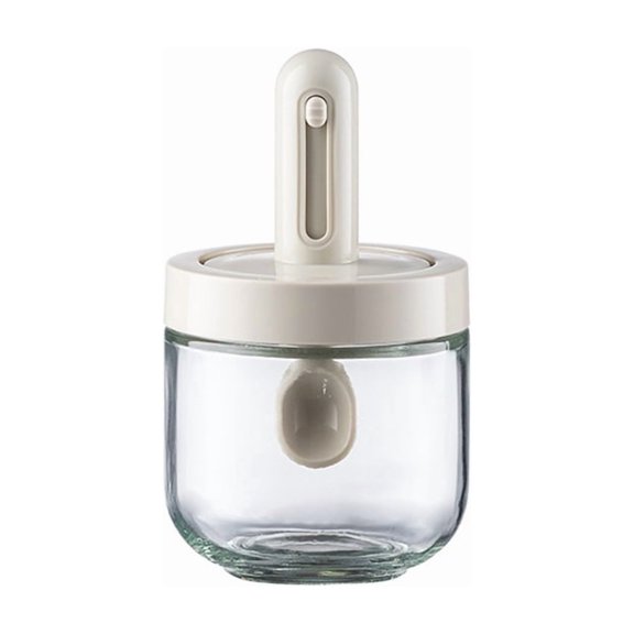Expandable Glass Spice Jar Set,Versatile Kitchen Seasoning Containers for Salt Sugar Stylish Practical Storage Solution