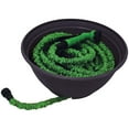 thumbnail image 1 of Expandable Hose Hider – Expandable Hose Storage Pot – Rustic Charcoal, 1 of 4