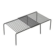 Expandable Kitchen Cabinet Shelf Organizer | 2-Pack Adjustable Storage Shelves for Counter, Pantry & Refrigerator | Space Saving Rack for Home Organization