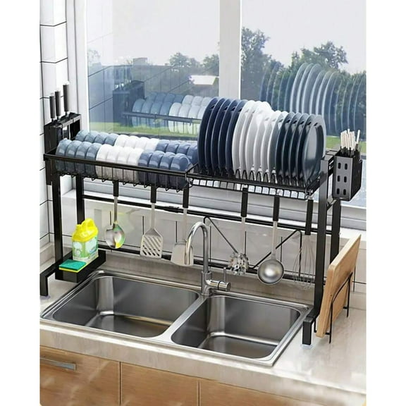Expandable Large Capacity Sink Rack,