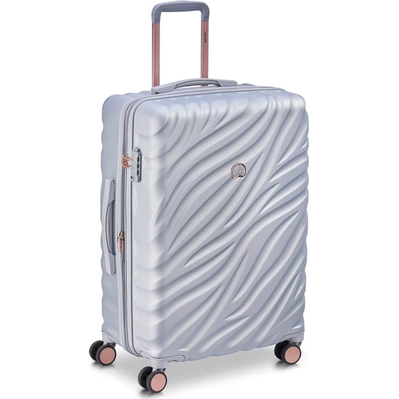Expandable Lightweight 4-Wheel Spinner Luggage Set with TSA Lock, 29-Inch / 25-Inch / 21-Inch Hardside Suitcases, Rose Gold