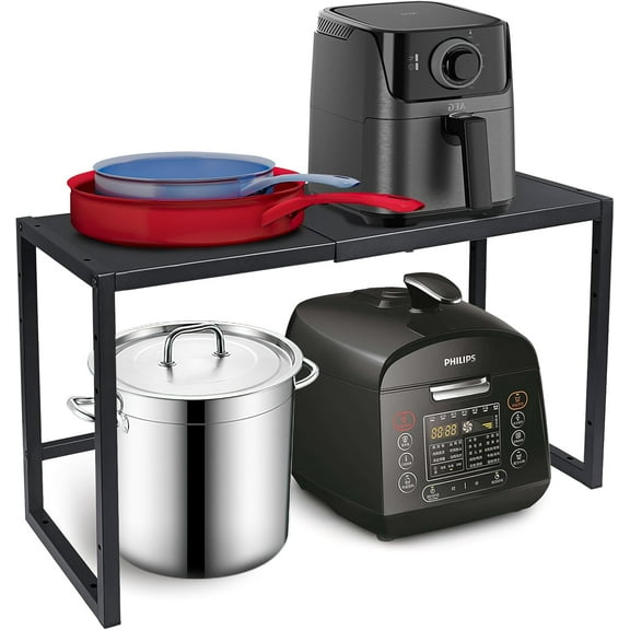 110LBS Heavy Duty Shelving Units and Storage For Small Appliance, Adjustable Metal Storage Shelf Rack For kitchen Cabinet Closet Pantry Warehouse Garage,Patent Pending