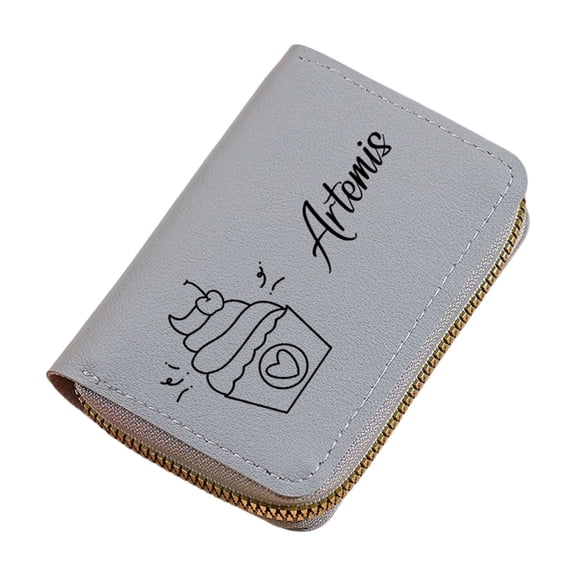 Expandable Multi Slot PU Card Wallet Portable Solid Color Pocket Organizer