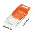 thumbnail image 1 of Expandable Over-Sink Strainer Basket | Telescopic Vegetable & Fruit Washing Colander | Adjustable Kitchen Sink Rack | Space-Saving Collapsible Design | Easy Storage & Cleaning, 1 of 2