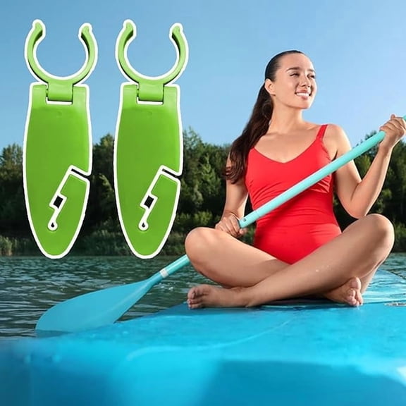 Expandable Paddle Board Paddle Holder Clips, 2Pcs Heavy Duty Kayak Oar Mount for Water Sports Accessories (k)
