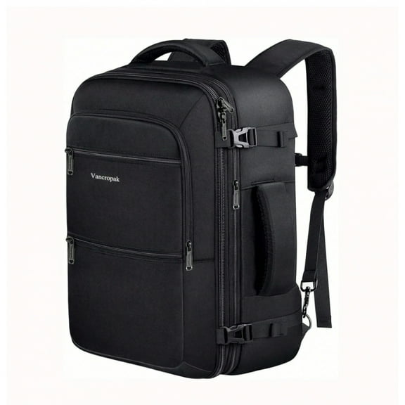 Expandable Personal Item Travel Backpack For Women,  Airline‑Approved Carry On Underseat Bag With Luggage Sleeve, Lightweight Water‑Resistant Weekender Backpack