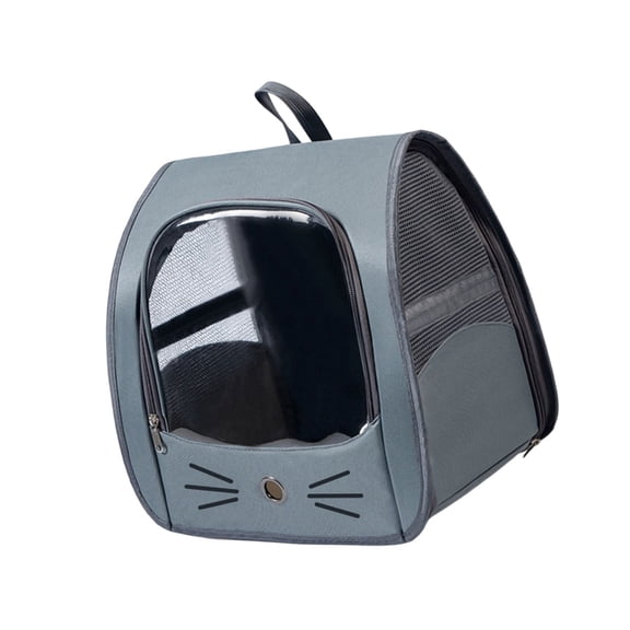 Expandable Pet Backpack Carrier with Window Breathable for Outdoor Travel Sightseeing