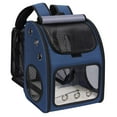 thumbnail image 1 of A Expandable Pet Carrier Backpack for Cats, Dogs and Small Animals, Portable Pet Travel Carrier, Super Ventilated Design, Airline Approved, Ideal for Traveling/Hiking/Camping, 1 of 7