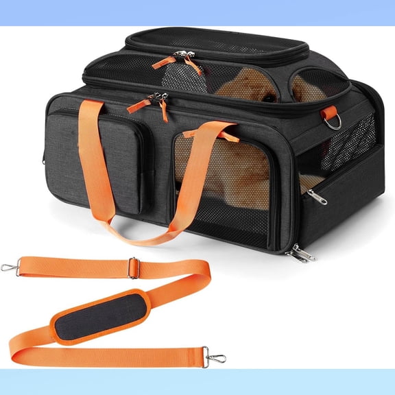 Expandable Pet Carrier for Small Dog Puppy Cat