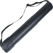 Expandable Poster Tube | Telescoping Document & Art Storage Case with Adjustable Strap | PE Material | Water & Light Resistant | Fits 17.7-28.4 Inch Length | Protects Posters, Blueprints, Artworks