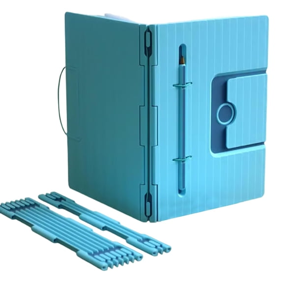 Expandable Reusable Notebook, Infinite Refillable Journal with Pen Holder, Modular Spiral Notepad for School Office Work, DIY Creative Writing Stationery