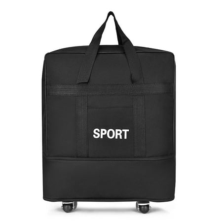 Expandable Rolling Luggage Foldable Travel Suitcase
