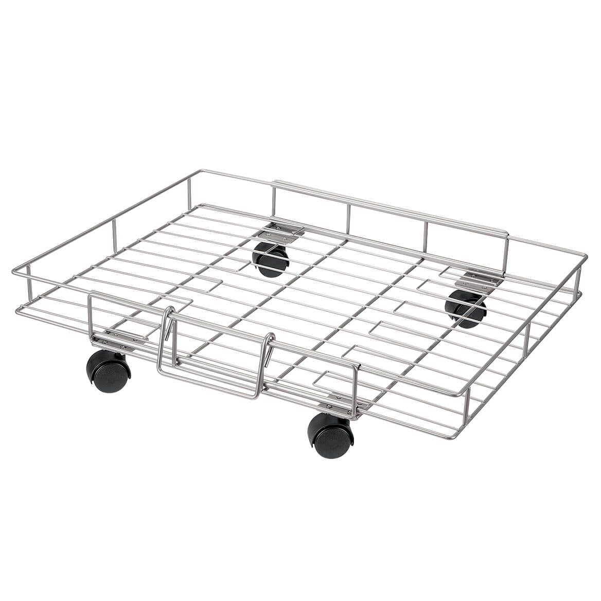 Expandable Rolling Metal Basket
