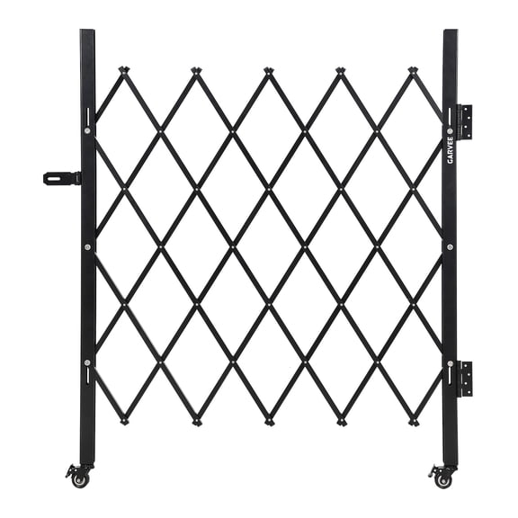 Expandable Safety Barrier Guard Rail Foldable Portable Barricade for Construction Driveway Length 7ft Height 216cm