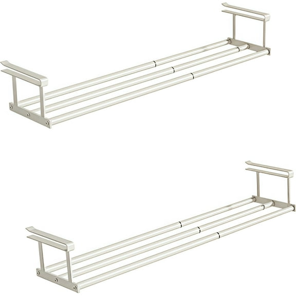 Expandable Shoe Rack, Retractable Shoe Rack, Adjustable Under Cabinet Shoe Organizer for Closet