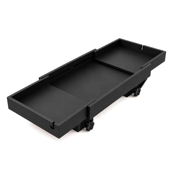 Expandable Sliding Clip-on Nightstand Bunk Bed Floating Bed Tray Black