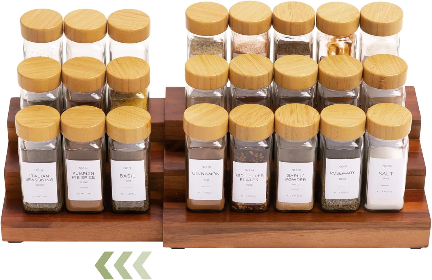 Expandable Spice Rack Organizer for Cabinet, 3-Tier Shelf for Spice ...
