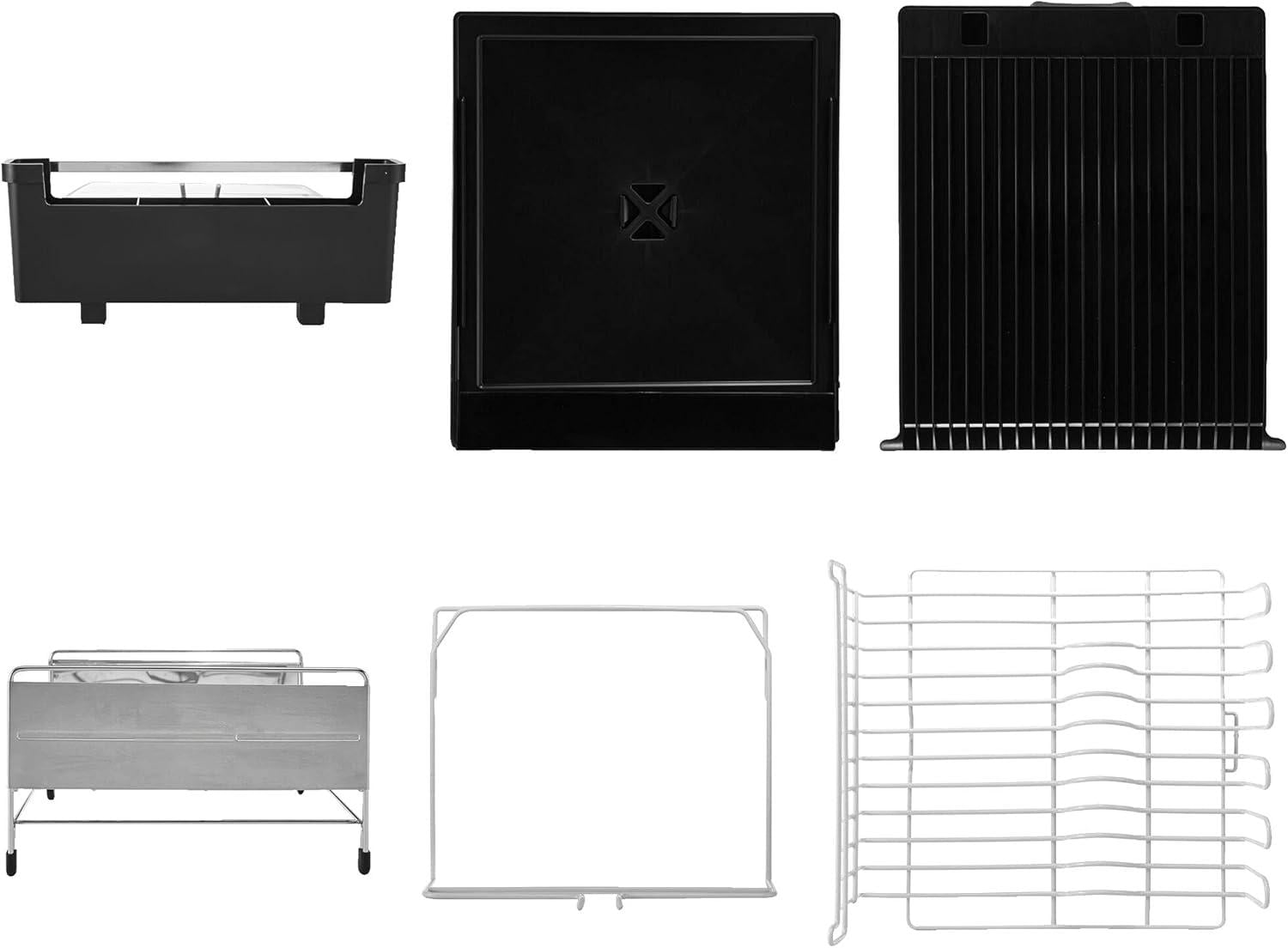 Expandable Stainless Steel Dish Rack with Rust-Resistant Soft Coated ...