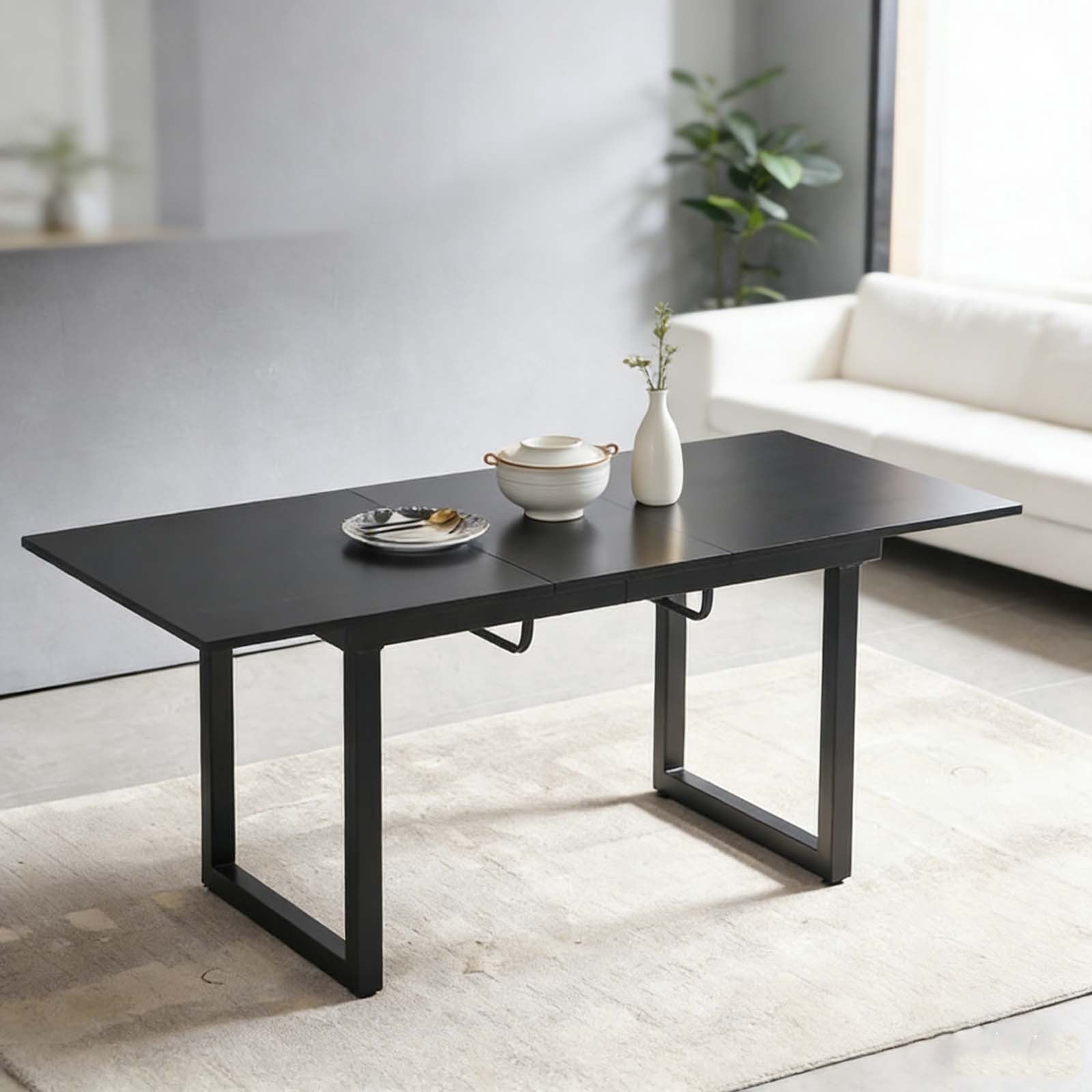 Expandable Tables for Small Spaces, Durable Extendable Table Dining ...