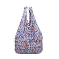 thumbnail image 1 of Expandable Tote Bag - Foldable Shopping Wrinkled Bag with Telescopic Handles & Pocket Organizer, 1 of 7